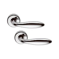 Ручки на розетте COLOMBO Mach CD81 (CD69BZGG-CD63GB) хром